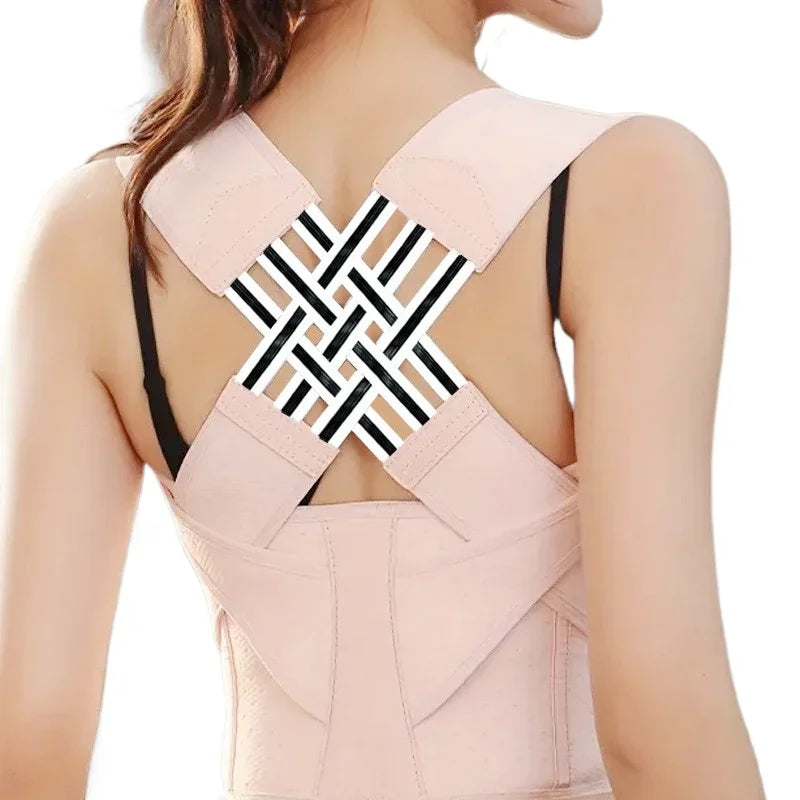 Adjustable Shoulder Posture Brace - Back Straightener for Upper & Middle Spine Support