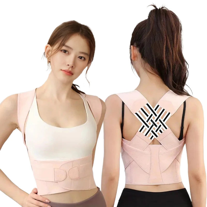 Adjustable Shoulder Posture Brace - Back Straightener for Upper & Middle Spine Support