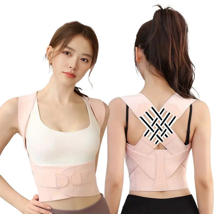 Adjustable Shoulder Posture Brace - Back Straightener for Upper & Middle Spine Support