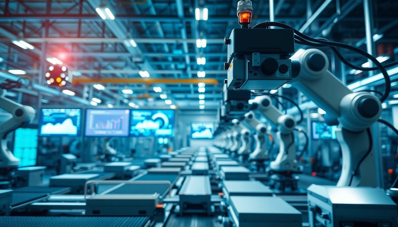 Machine vision system automating inspections in a modern industrial environment.