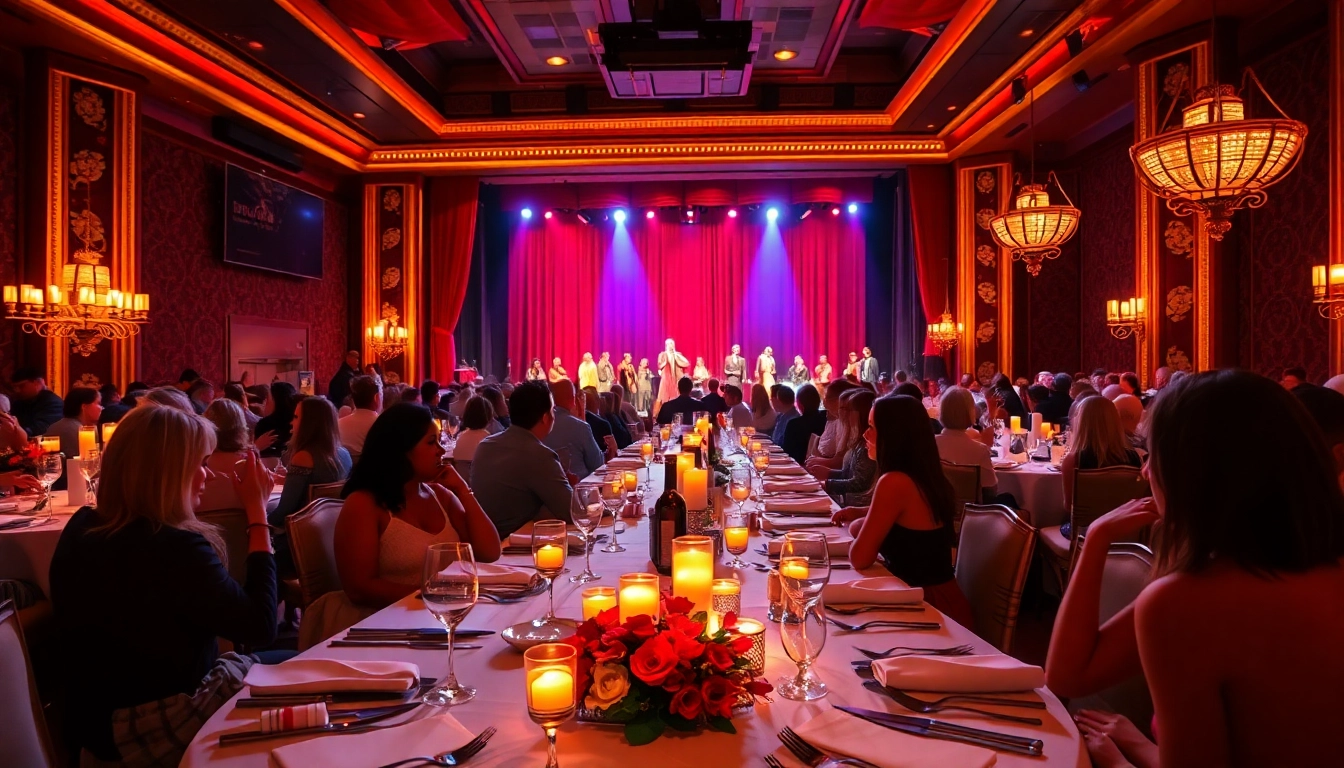 Enjoy a vibrant dinner theater in las vegas with live performances and elegant dining experiences.